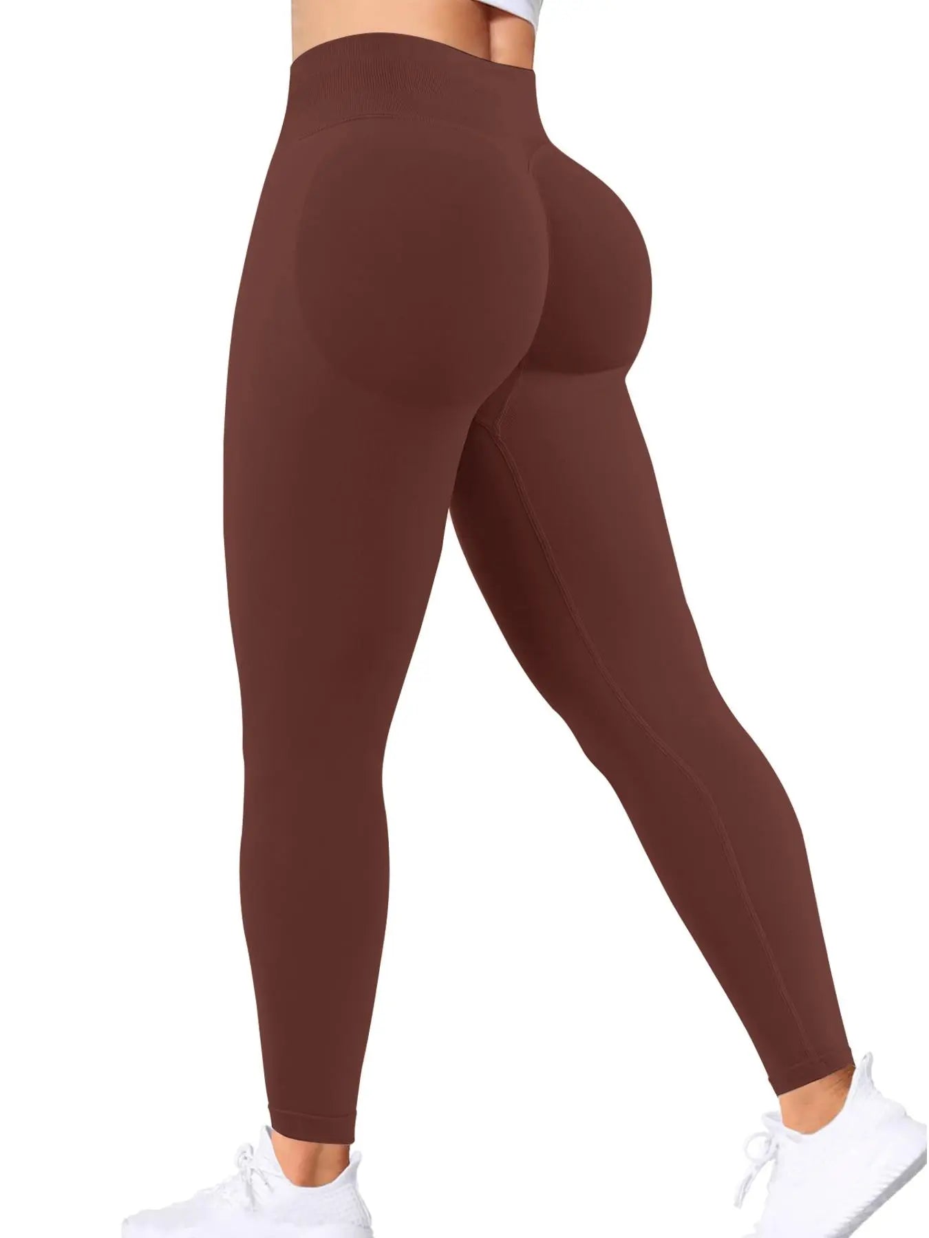 Workout Gym Leggings for Women, Seamless Sculpt Leggings, Seamless Compression Tummy Control Leggings, Mid Rise Yoga Pants, Hidden Scrunch, Butt Lifting Gym Yoga Pants
